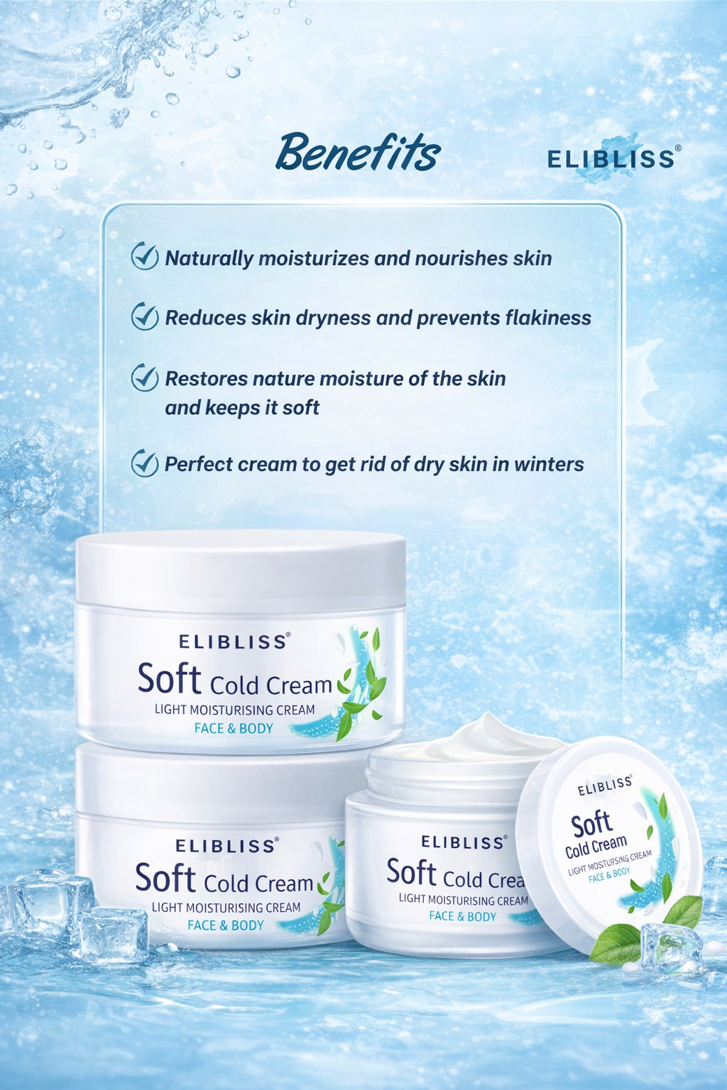 Elibliss Light Moisturizing Cold Cream