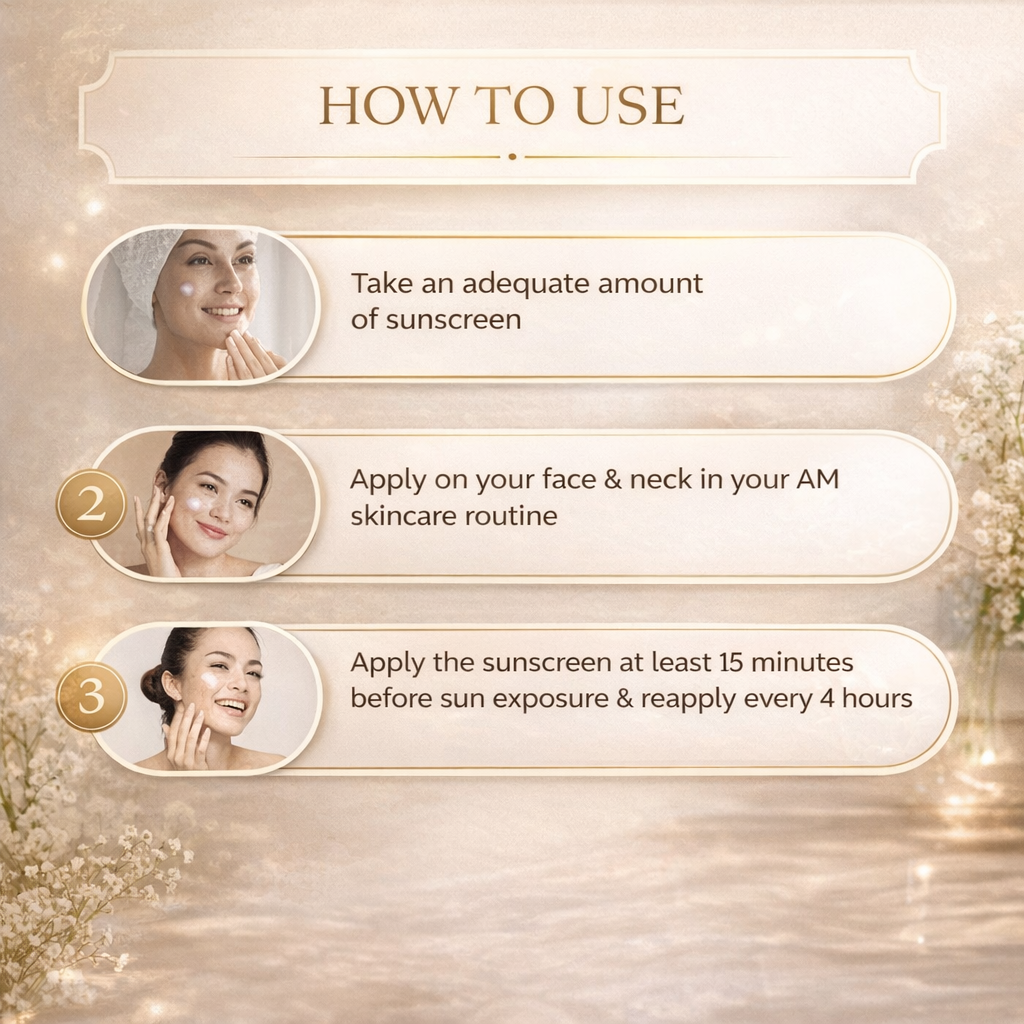 Sunscreen - SPF 50 PA+++ Vitamin C+E Super Bright Sunscreen, SPF 50 PA+++ (60 g) pack of 3